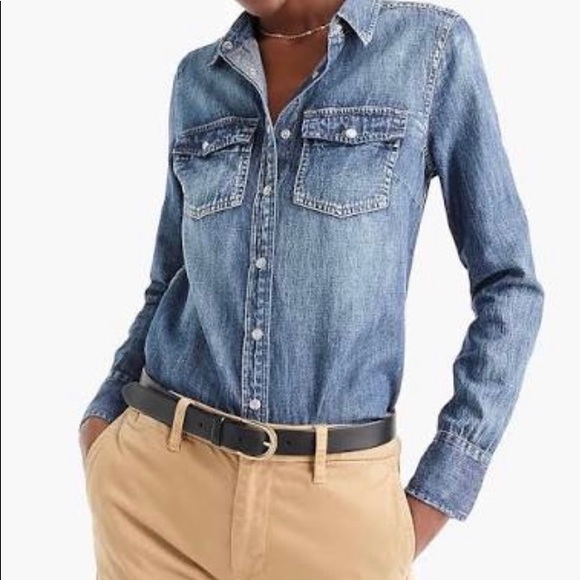 J. Crew Tops - J.Crew Denim Shirt